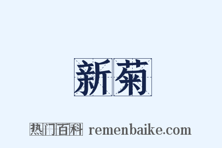 新菊是什么意思的图片